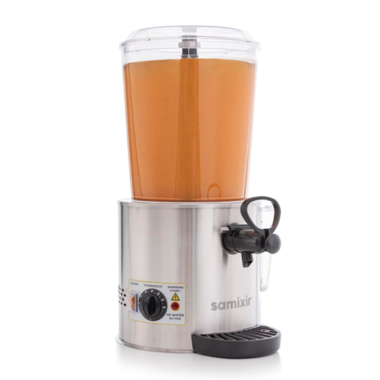 Samixir Panoramik Sıcak İçecek Dispenseri 10 Litre Inox SC10.I (SC10.I)