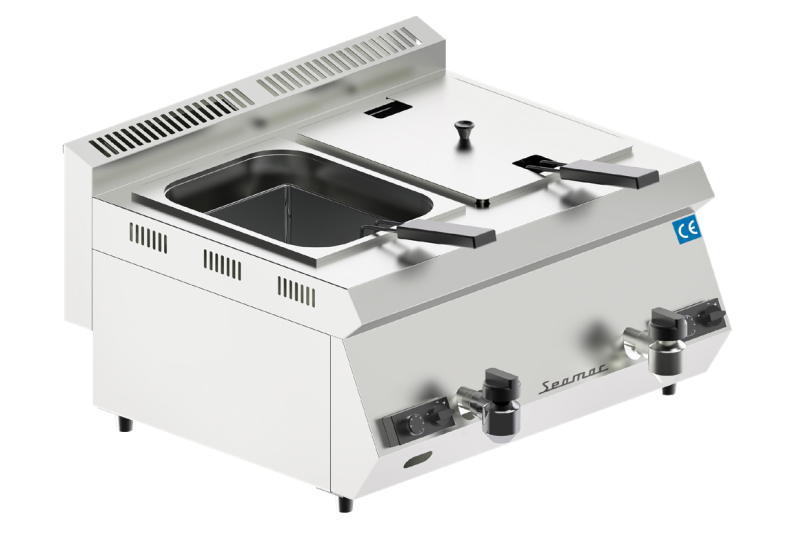 Seamac Fritöz 8x2 Litre Yağ Tahliye Musluklu Gazlı SFG16 (SFG16)