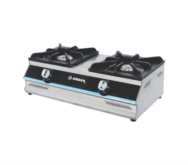 Görkem 2 Li Set Üstü Ocak Gazlı ve Lpg Li 60X35X20 Cm 272 (272)
