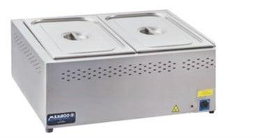 Görkem Elektrikli Set Üstü Benmari 1/1 2 Li Küvet Kapaklı 73x60x29 512 (512)