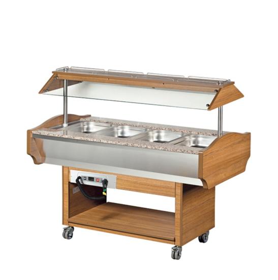 Arisco Sıcak Büfe 4 Hazneli Saladbar SHBM4C / Hot Gastro Buffet (SHBM4C)