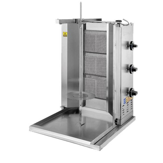 Turhan Çelik 3 Lü Sabit Döner Ocağı Gazlı TC.DNG100 (TC.DNG100)