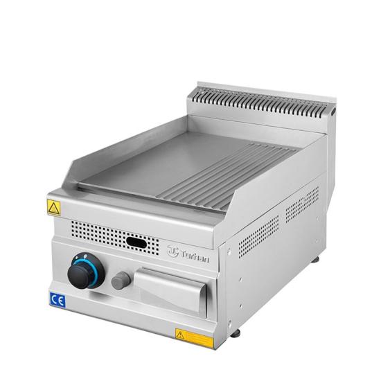 Turhan Çelik Gazlı Pleyt Izgara Oluklu Yüzey 40x70x30 cm 4070-IZG-TY (4070-IZG-TY)