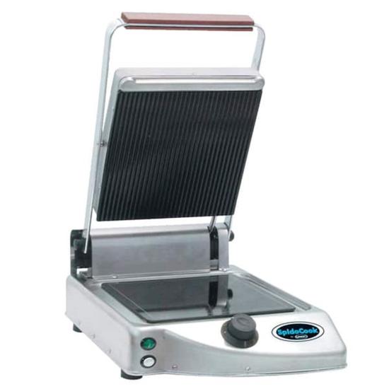 Unox Elektrikli Tekli Izgara Tost Makinesi SpidoCook Seramik Cam Nervürlü Yüzey sp 010pr (sp 010pr)
