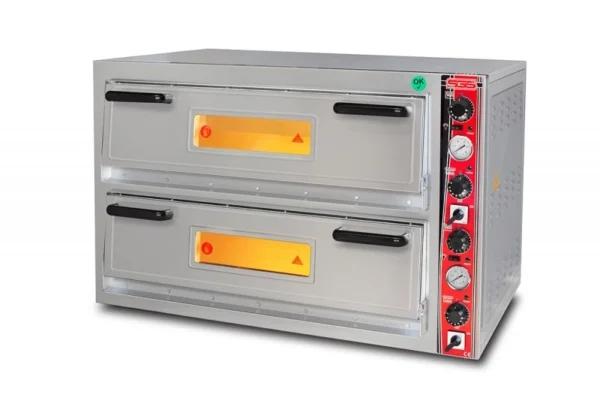 SGS PO 9292 DE Çift Katlı Pizza Fırını 30 cm 9+9 Pizza Kapasiteli, Elektrikli-promutfakta
