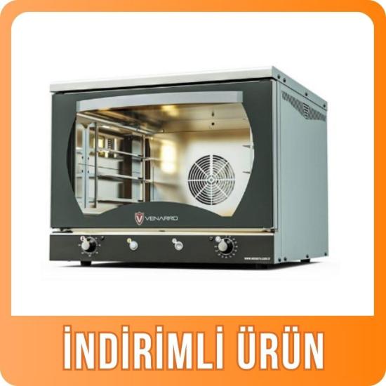 Venarro 4 Tepsili Patisserie Fırın Buharlı Elektrikli 33x46 DEF-P4K (DEF-P4K)