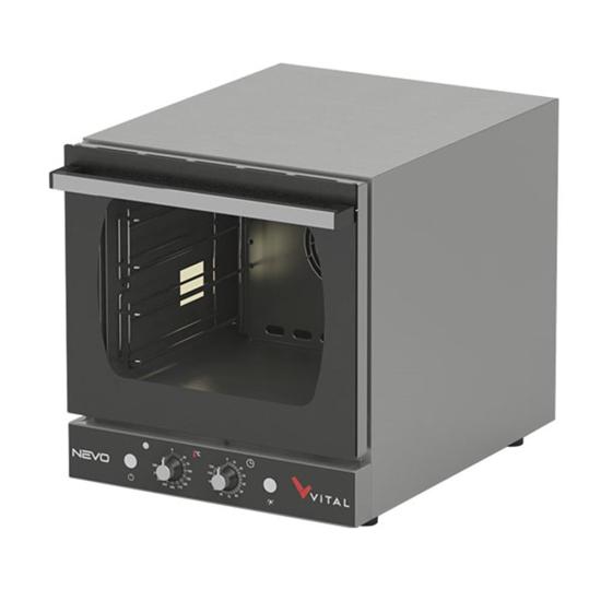 Vital 4 Tepsili Konveksiyonlu Patisserie Fırın Manuel Elektrikli 4xGN2/3 NEVO-02EM (NEVO-02EM)