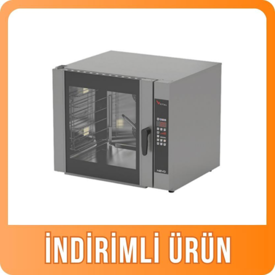 Vital 6 Tepsili Konveksiyonlu Patisserie Fırın Dijital Elektrikli 40x60 NEVO-06E (NEVO-06E)