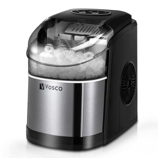 Vosco Buz Makinesi 12 kg/gün kapasiteli (Siyah) VHZB-12CS (VHZB-12CS)