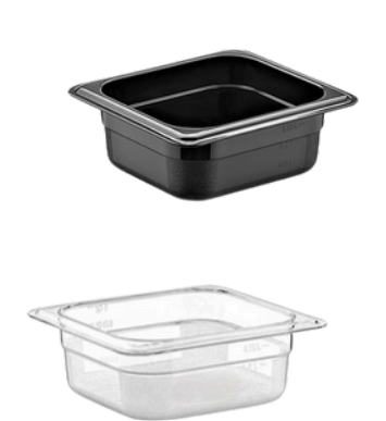 World Plas Polikarbon Gastronom Küvet 1/6 65 mm 56’Lı WP-1665 (WP-1665)
