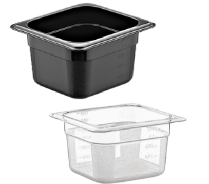 World Plas Polikarbon Gastronom Küvet 1/6 100 mm 48’Li WP-16100 (WP-16100)