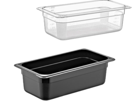 World Plas Polikarbon Gastronom Küvet 1/4 100 mm 24’Lü WP-14100 (WP-14100)