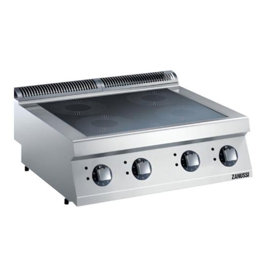 Zanussi 4’lü Set Üstü İndüksiyonlu Ocak Elektrikli 80x70x25 cm 372176 (372176)