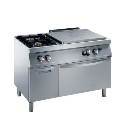 Zanussi Gazlı 2 Açık Ateş + 1 Kapalı Ateşli Kuzine Ocak 120x70x85 cm 372010 (372010)