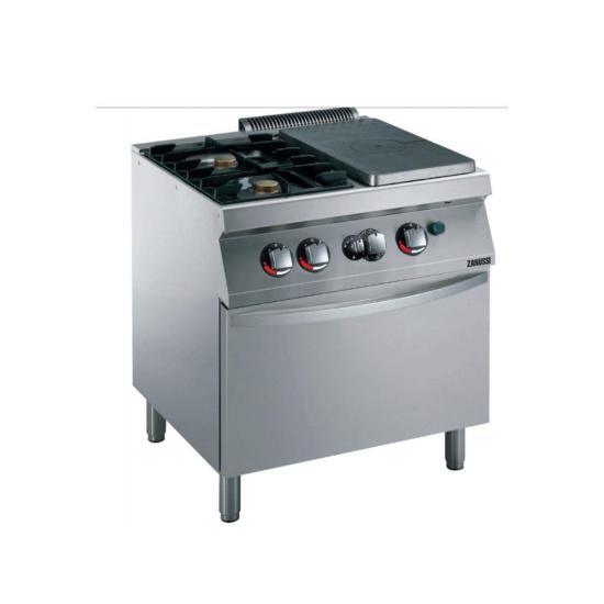 Zanussi Gazlı 2 Açık Ateş + 1/2 Kapalı Ateşli Kuzine Ocak 80x70x85 cm 372009 (372009)