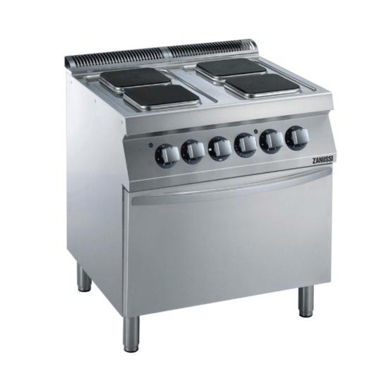 Zanussi Kare Plate Kuzine Ocak Elektrikli Dörtlü 80x70x85 cm 372018 (372018)