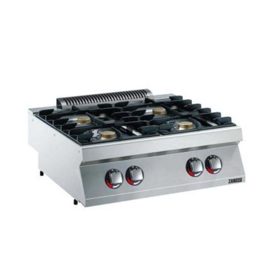 Zanussi Set Üstü Ocak 4 Gözlü Gazlı 80x70x25 cm 372001 (372001)