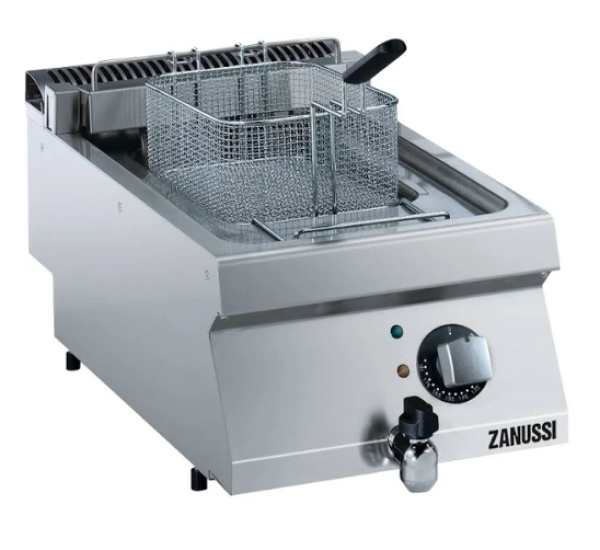 Zanussi Tahliye Vanalı 12 Litre Endüstriyel Fritöz Elektrikli 40x70x25 cm 372079 (372079)