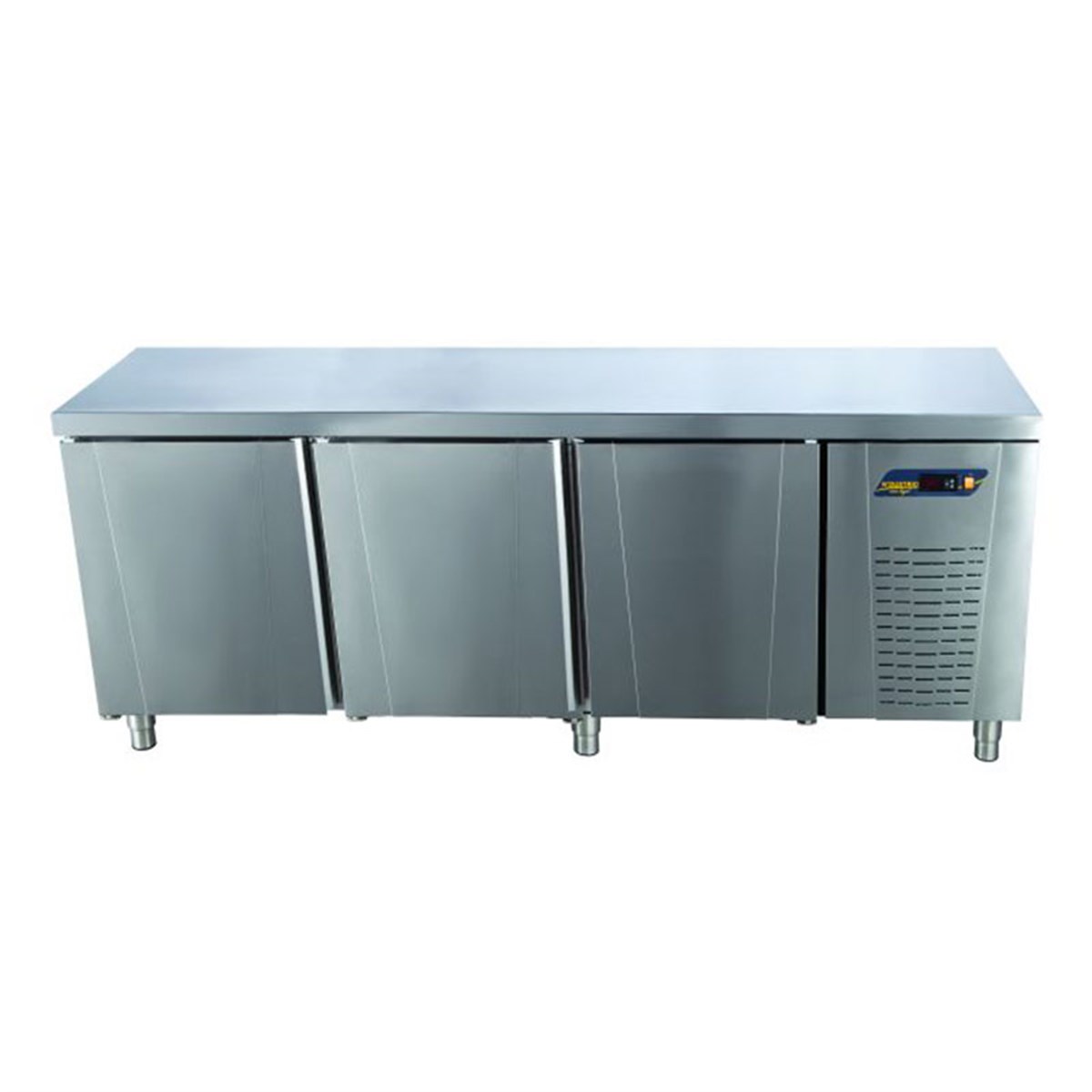 Ndustrio 3 Kapılı Tezgah Tipi Buzdolabı Sırtsız TPP-83-WOBS (TPP-83-WOBS )
