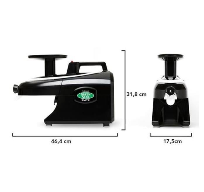 Tribest Meyve Ve Sebze Sıkacağı Soğuk Sıkım Greenstar Elite GSE-5010-F-Siyah (GSE-5010-F-Siyah)
