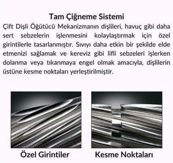 Tribest Soğuk Sıkım Meyve Ve Sebze Sıkacağı Greenstar Elite GSE-5050-F-Krom (GSE-5050-F-Krom)