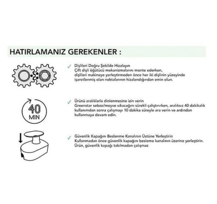 Tribest Soğuk Sıkım Meyve Ve Sebze Sıkacağı Greenstar Elite GSE-5050-F-Krom (GSE-5050-F-Krom)