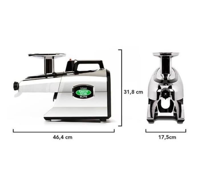 Tribest Soğuk Sıkım Meyve Ve Sebze Sıkacağı Greenstar Elite GSE-5050-F-Krom (GSE-5050-F-Krom)