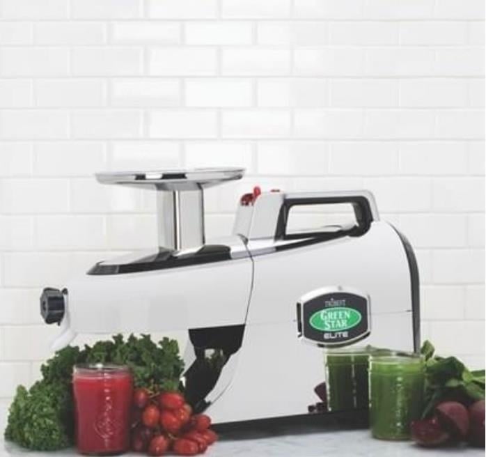Tribest Soğuk Sıkım Meyve Ve Sebze Sıkacağı Greenstar Elite GSE-5050-F-Krom (GSE-5050-F-Krom)