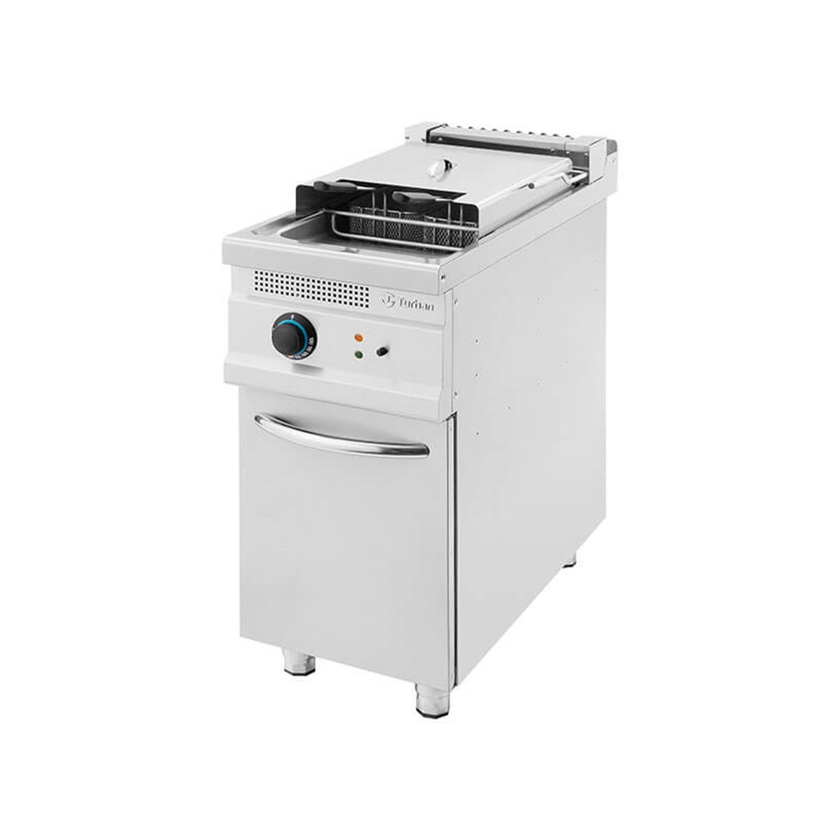 Turhan Çelik Elektrikli Fritöz 24 Litre Tekli 40x93x85 cm TC.9FE400 (TC.9FE400)