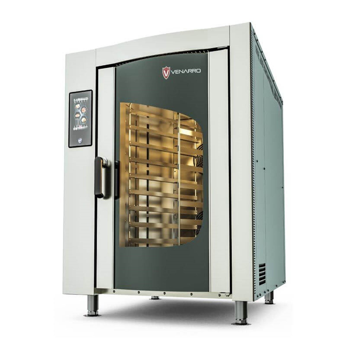 Venarro 10 Tepsili Döner Patisserie Fırın Buharlı Dijital Gazlı DGF-D9 (DGF-D9)