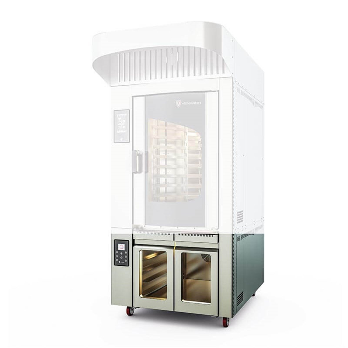 Venarro 10 Tepsili Döner Patisserie Mayalandırma Kabini Elektrikli DEF-DM (DEF-DM)
