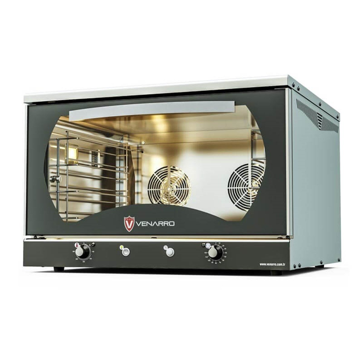 Venarro 4 Tepsili Patisserie Fırın Buharlı Elektrikli 40x60 DEF-P4 (DEF-P4)
