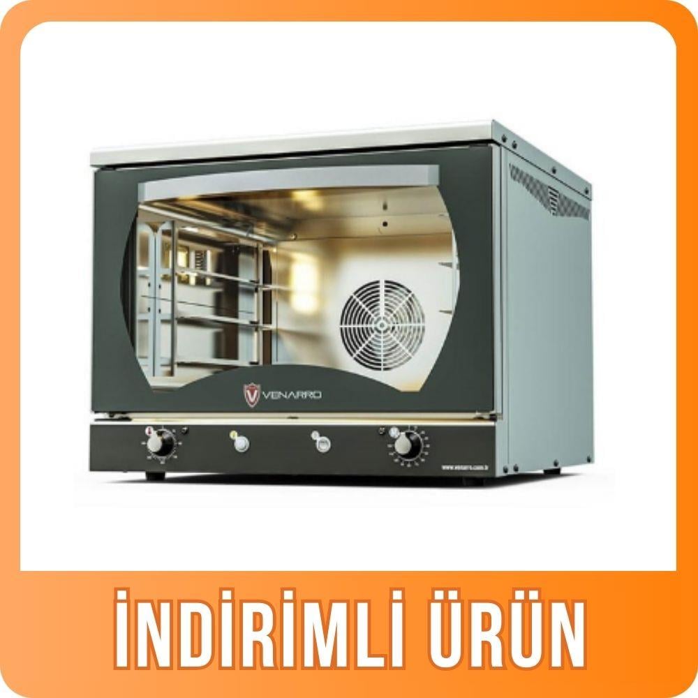 Venarro 4 Tepsili Patisserie Fırın Buharlı Elektrikli 33x46 DEF-P4K (DEF-P4K)