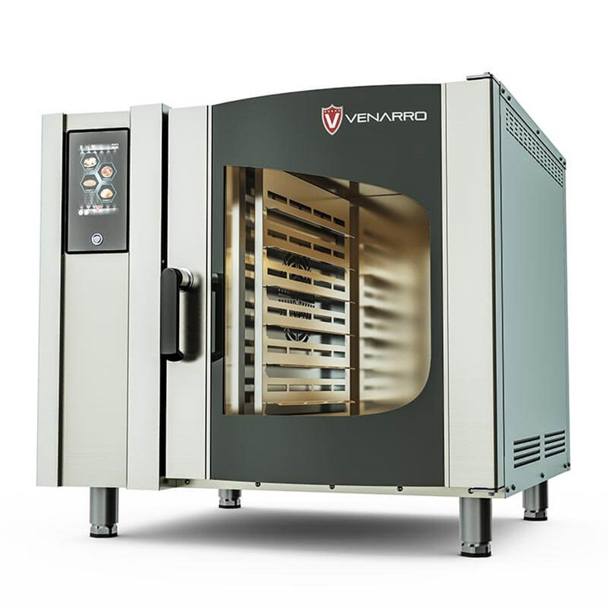Venarro 6 Tepsili Patisserie Fırın Buharlı Dijital Elektrikli DEF-P6D (DEF-P6D)