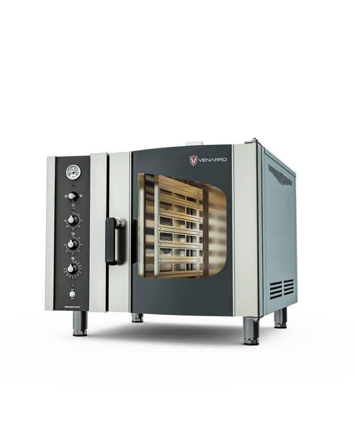 Venarro 6 Tepsili Patisserie Fırın Buharlı Manuel Elektrikli DEF-P6 (DEF-P6)
