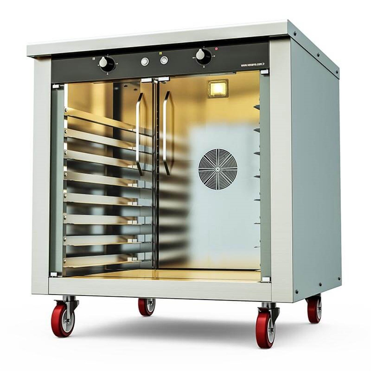 Venarro 4 Tepsili Elektrikli Mayalandırma Kabini DEF-P4M (DEF-P4M)
