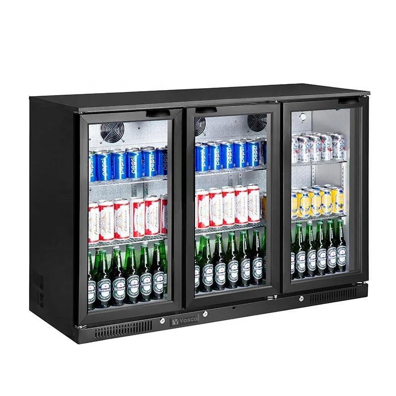 Vosco Bar Arkası Şişe Soğutucu Üç Kapılı VBBC-350S (VBBC-350S)