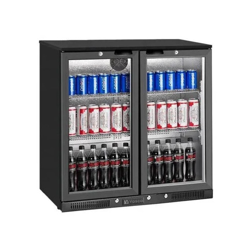 Vosco VBBC-250S 2 Kapılı Bar Arkası Şişe Soğutucu, 238 Lt