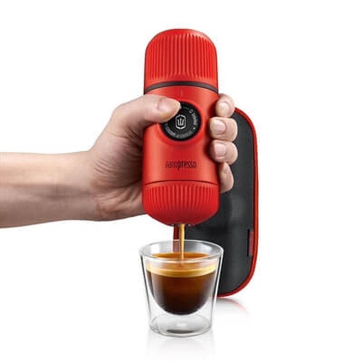 Wacaco Nanopresso Manuel Espresso Makinesi Lav Kırmızısı (Nanopresso Manuel Lav Kırmızı)