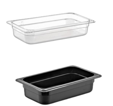 World Plas Polikarbon Gastronom Küvet 1/4 65 mm 24’Lü WP-1465 (WP-1465)
