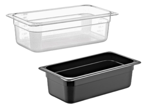 World Plas Polikarbon Gastronom Küvet 1/3 100 mm 26’Lı WP-13100 (WP-13100)