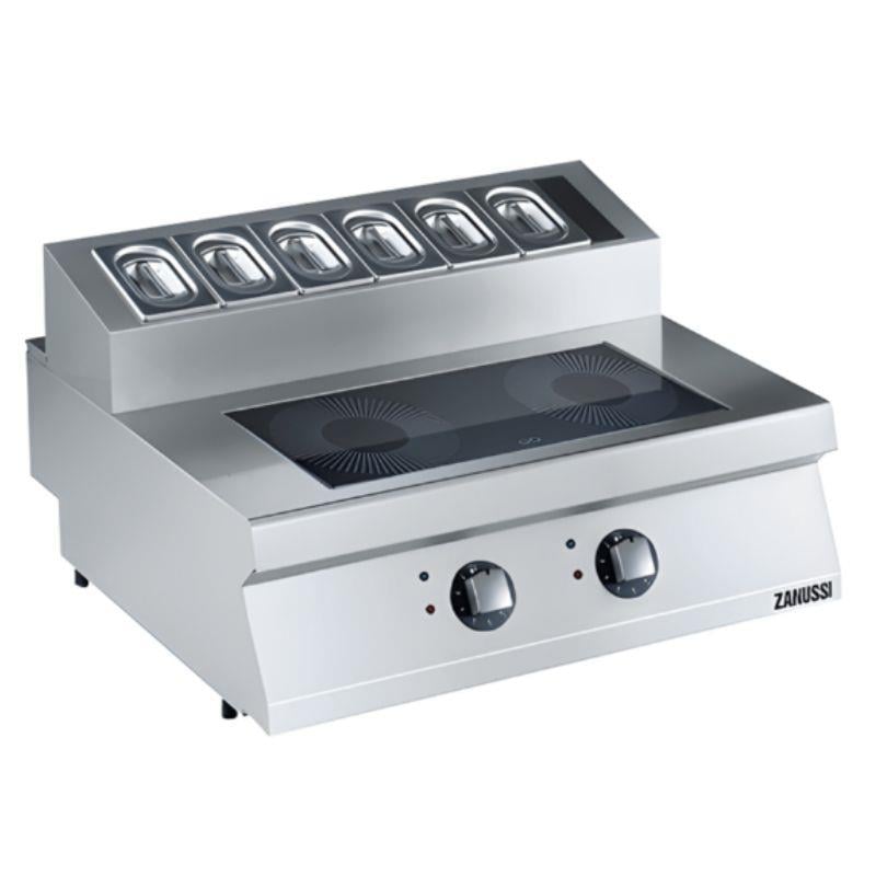 Zanussi 2’li Set Üstü Garnetür Üniteli İndüksiyonlu Ocak Elektrikli 80x70x25 cm 372023 (372023)