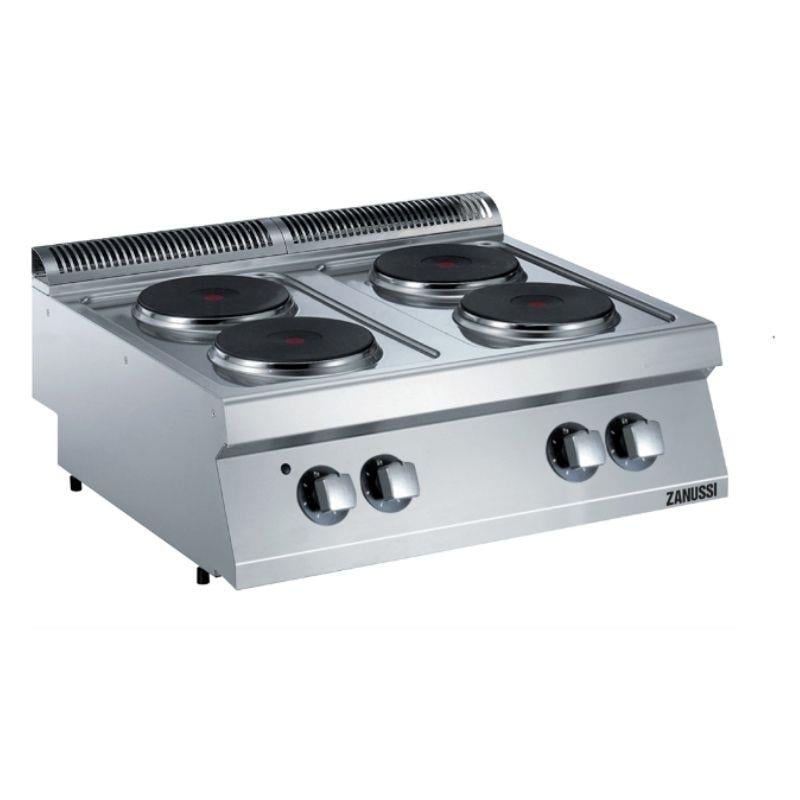 Zanussi 4’lü Yuvarlak Pleyt Set Üstü Ocak 80x70x25 cm Elektrikli 372015 (372015)