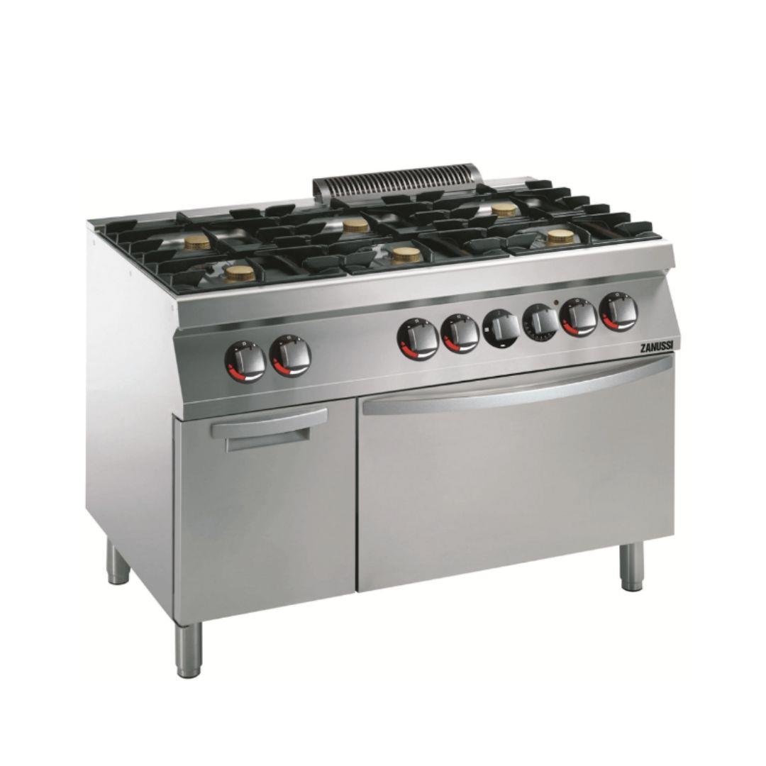 Zanussi Elektrikli 4’lü Fırınlı Gazlı Kuzine Ocak 120x70x85 cm 372006 (372006)